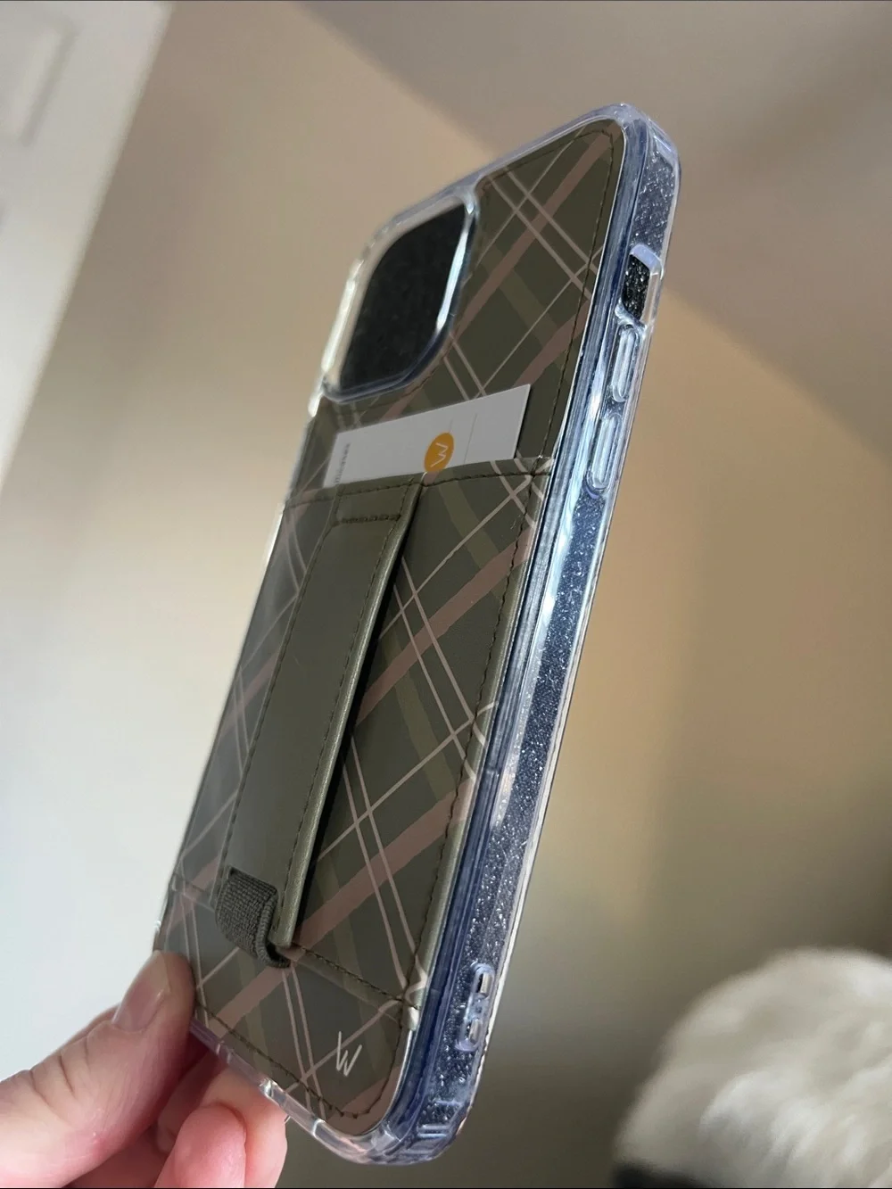 Wall Case “Stars Hollow by Casey Holmes” Green Plaid iPhone 13 Pro Max NWT